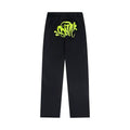 Syna World Graphic Fleece Sweatpants (Black / Neon Green)