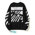 Off-White Black Sketch Diagonal Arrow Crewneck Sweatshirt