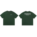 Cole Buxton Dark Green Minimalist Chest & Back Logo T-Shirt