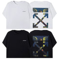Off-White Angel Painting Arrow Graphic Short Sleeve T-Shirt