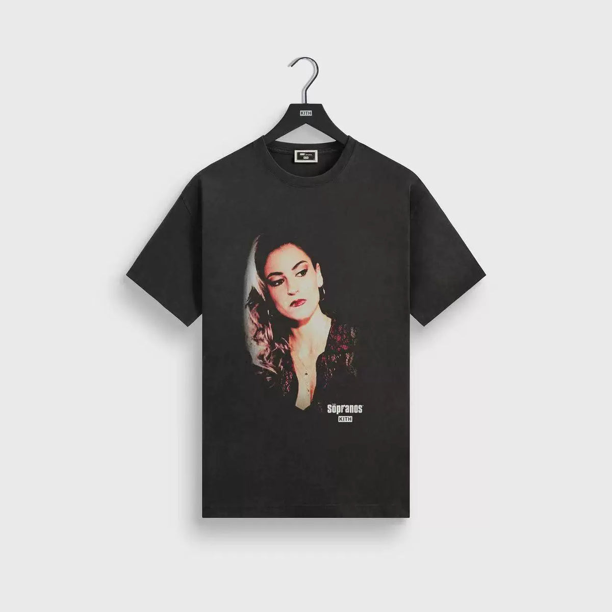 Kith Black Cinematic Portrait Graphic Tee