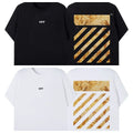 Off-White Marble Diagonal Arrow Print T-Shirt