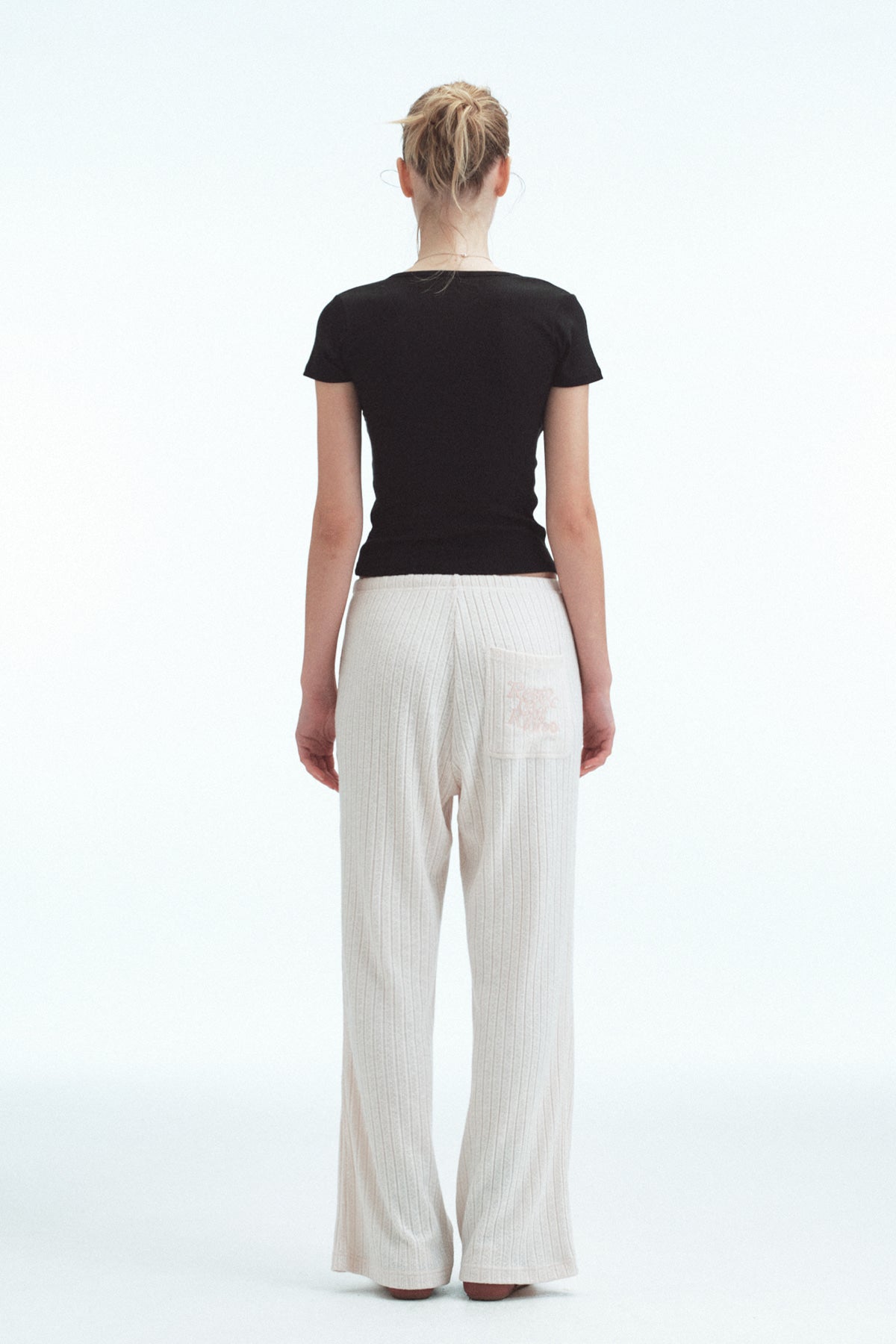 WRAP HALF SLEEVE TOP - BLACK