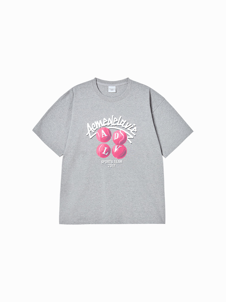 ADLV TENNIS BALL SHORT SLEEVE T-SHIRT MELANGE
