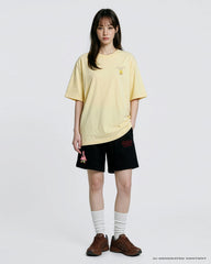 ADLV SPONGEBOB BASIC LOGO SHORT SLEEVE T-SHIRT LIGHT YELLOW