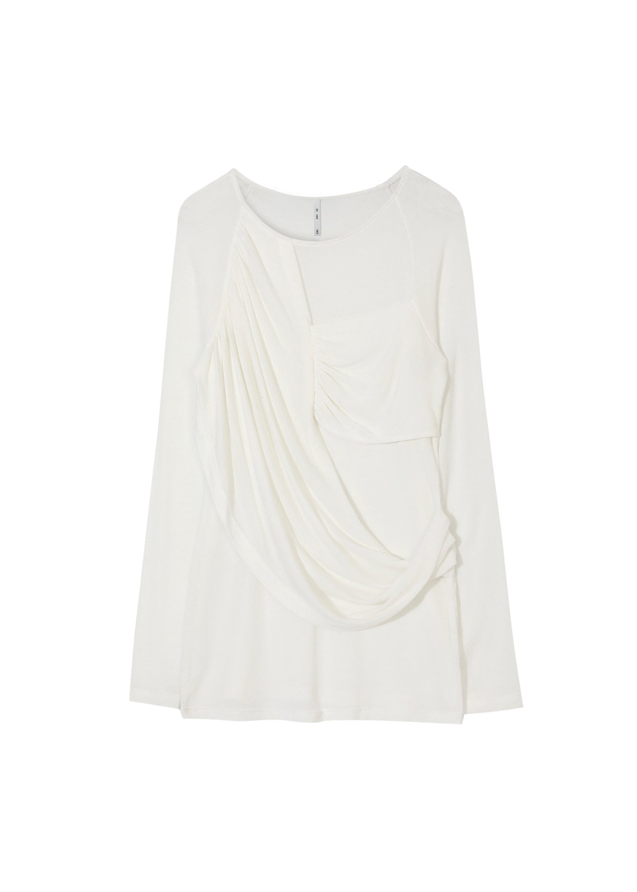 BOHEMSEO SOFT DRAPING T, WHITE