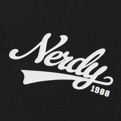 NERDY Varsity Logo Short Sleeve T-Shirt  Black