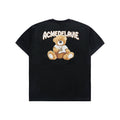 ADLV RABBIT T-SHIRT BEAR SHORT SLEEVE T-SHIRT BLACK
