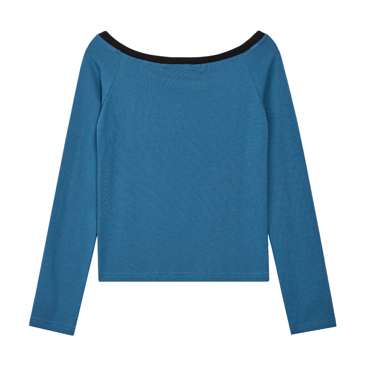 OFF-SHOULDER TOP - BLUE