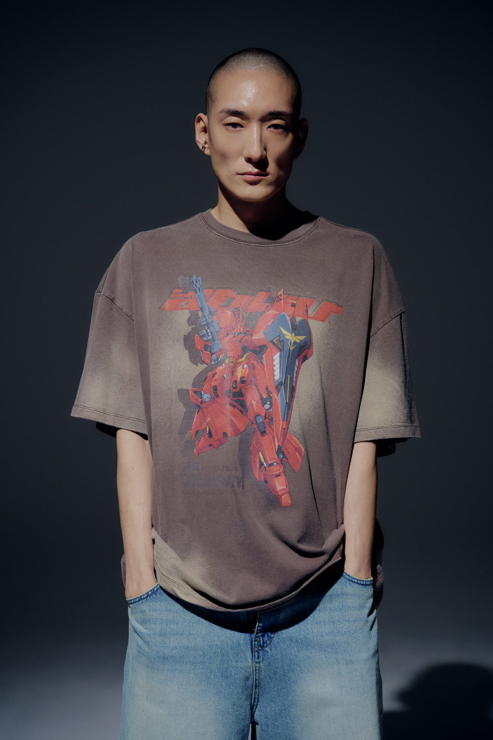 MOBILE SUIT GUNDAM CHAR'S COUNTERATTACK WASHING SHORT SLEEVE T-SHIRT
