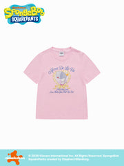 ADLV WOMAN HEART PEARL SHORT SLEEVE T-SHIRT LIGHT PINK