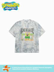 ADLV HULA DANCE SPONGEBOB SHORT SLEEVE T-SHIRT CHARCOAL